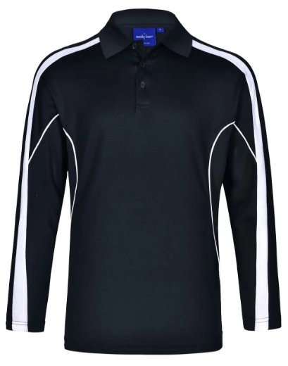 Picture of Winning Spirit, Mens TrueDry L/S Polo